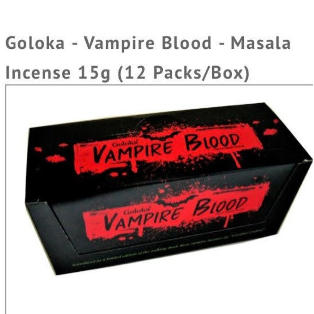 Goloka - Vampire Blood - Masala Incense 15g